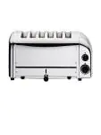 Broodrooster - 6 sleuven - RVS - H 22 x 46 x 21 CM - 230 V - Dualit - E972 E972 €362.25 Tosti / broodrooster apparatuur