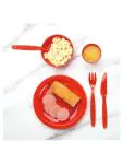 Bord - 12 stuks - Rood - Ø 23 CM - Polycarbonaat - Olympia - CB770 CB770 €26.30 Borden