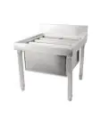 Spoelbak mop - H 55 x 50 x 50 CM - RVS - Vogue - GL281 GL281 €347.04 RVS wasbakken / spoelbakken