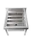 Spoelbak mop - H 55 x 50 x 50 CM - RVS - Vogue - GL281 GL281 €347.04 RVS wasbakken / spoelbakken