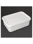 Roomijsbakken - 2 Liter - 15 stuks - Wit - H 22.1 x 15.8 x 7.5 CM - Polypropyleen - CS828 CS828 €11.19 Restbakken - kunststof
