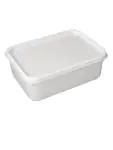 Roomijsbakken - 2 Liter - 15 stuks - Wit - H 22.1 x 15.8 x 7.5 CM - Polypropyleen - CS828 CS828 €11.19 Restbakken - kunststof