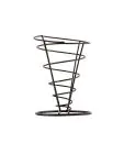 Frietzakhouder - Zwart - Ø 11.5 x H 17.5 CM - RVS - Olympia - CL319 CL319 €5.79 Presentatie