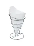 Frietzakhouder - Ø 11.5 x H 17.5 CM - RVS - Olympia - H980 H980 €6.49 Presentatie