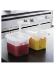 Sausdispenser - 1/6 GN - 2.6 Liter - H 19 x 17.6 x 16.2 CM - Polypropyleen - Araven - CR820 CR820 €28.49 Knijpflacons