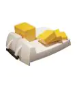 Kaassnijder - Wit - H 13 x 13 x 33 CM - Polypropyleen - CL068 CL068 €104.87 Vlees / kaassnijmachines