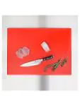 Snijplank - HDPE - Rood - H 2.5 x 60 x 45 CM - Hogedichtheidpolyethyleen - Hygiplas - J047 J047 €28.94 Snijbladen / planken