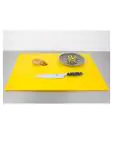 Snijplank - HDPE - Geel - H 1.2 x 60 x 45 CM - Hogedichtheidpolyethyleen - Hygiplas - J021 J021 €18.25 Snijbladen / planken