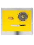 Snijplank - HDPE - Geel - H 1.2 x 60 x 45 CM - Hogedichtheidpolyethyleen - Hygiplas - J021 J021 €18.25 Snijbladen / planken