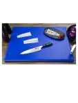 Snijplank - HDPE - Blauw - H 2.5 x 60 x 45 CM - Hogedichtheidpolyethyleen - Hygiplas - J042 J042 €32.00 Snijbladen / planken