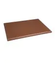 Snijplank - HDPE - Bruin - H 2.5 x 45 x 30 CM - Hogedichtheidpolyethyleen - Hygiplas - J035 J035 €21.39 Snijbladen / planken