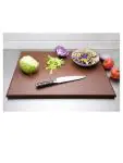 Snijplank - HDPE - Bruin - H 2.5 x 60 x 45 CM - Hogedichtheidpolyethyleen - Hygiplas - J041 J041 €28.94 Snijbladen / planken