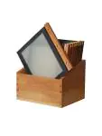 Menumappen set - A4 - 20 stuks - Zwart - H 33.7 x 30.1 x 24.6 CM - Hout - Securit - H759 H759 €315.00 Presentatie