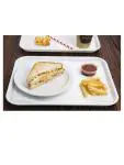 Dienblad - Wit - H 2 x 34.5 x 26.5 CM - Polypropyleen - Olympia - GF995 GF995 €3.39 Buffetdienbladen
