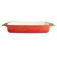 Ovenschaal - 2.8 Liter - Oranje - H 5.5 x 39 x 23.5 CM - Gietijzer - Vogue - GH322 GH322 €39.65 Ovenschalen