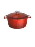 Braadpan - Rood - Ø 20.5 x H 12 CM - Gietijzer - Vogue - GH304 GH304 €42.75 Braadpan