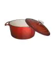 Braadpan - Rood - Ø 20.5 x H 12 CM - Gietijzer - Vogue - GH304 GH304 €42.75 Braadpan