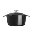 Braadpan - Zwart - Ø 23.5 x H 12.5 CM - Gietijzer - Vogue - GH301 GH301 €45.00 Braadpan