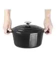 Braadpan - Zwart - Ø 23.5 x H 12.5 CM - Gietijzer - Vogue - GH301 GH301 €45.00 Braadpan