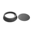 Quichevorm - Ø 25 x H 5.5 CM - Koolstofstaal - Vogue - GC989 GC989 €9.39 Bakvormen
