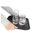 Dienblad - Zwart - H 2 x 40.5 x 30.5 CM - Polypropyleen - Olympia - GM238 GM238 €9.19 Buffetdienbladen