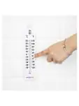 Muurthermometer - Analoog - H 27 x 6 x 1.5 CM - Kunststof - Hygiplas - J228 J228 €3.99 Thermometer