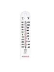 Muurthermometer - Analoog - H 27 x 6 x 1.5 CM - Kunststof - Hygiplas - J228 J228 €3.99 Thermometer