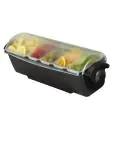 Garneercenter - 4.4 Liter - H 15.5 x 58.5 x 15.5 CM - Kunststof - San Jamar - DM113 DM113 €111.94 Barbenodigdheden