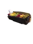 Garneercenter - 4.4 Liter - H 15.5 x 58.5 x 15.5 CM - Kunststof - San Jamar - DM113 DM113 €111.94 Barbenodigdheden
