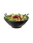 Kom - Zwart/Bruin - Ø 21 x H 8.5 CM - Melamine - APS - GK844 GK844 €15.79 Kommen