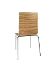 Horeca stoel - 4 stuks - H 85.5 x 50.5 x 52 CM - Hout/Staal - Bolero - GR344 GR344 €218.20 Houten stoelen