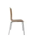Horeca stoel - 4 stuks - H 85.5 x 50.5 x 52 CM - Hout/Staal - Bolero - GR344 GR344 €218.20 Houten stoelen