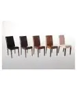 Horeca stoel - 2 stuks - Zwart - H 94 x 40.5 x 50 CM - Pu Leer/Berkenhout - Bolero - GF954 GF954 €254.99 Lederen stoelen