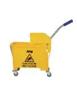 Emmer - 20 Liter - Geel - H 48 x 28 x 35 CM - Jantex - F951 F951 €41.32 Schoonmaakwagen