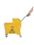 Emmer - 20 Liter - Geel - H 48 x 28 x 35 CM - Jantex - F951 F951 €41.32 Schoonmaakwagen