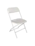 Klapstoel - 10 stuks - Wit - H 80 x 44 x 48 CM - Staal/Polypropyleen - Bolero - GD387 GD387 €228.99 Kunststof stoelen