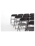 Klapstoel - 10 stuks - Zwart - H 80 x 44 x 48 CM - Staal/Polypropyleen - Bolero - GD386 GD386 €228.99 Kunststof stoelen