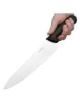 Koksmes - Zwart - H 5 x 3.5 x 3.3 x 38 CM - RVS - Hygiplas - C264 C264 €10.39 Keukenmessen