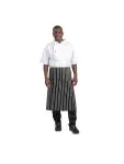 Sloof - Unisex - Zwart/Wit - 76 x 92 CM - Polyester/Katoen - Whites Chefs Clothing - A938 A938 €10.59 Schorten en sloven