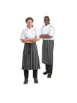Sloof - Unisex - Zwart/Wit - 76 x 92 CM - Polyester/Katoen - Whites Chefs Clothing - A938 A938 €10.59 Schorten en sloven