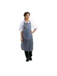 Waterdicht schort - Unisex - One Size - Blauw/Wit - 71.1 x 101.6 CM - Nylon - Whites Chefs Clothing - A580 A580 €9.99 Schorten en sloven