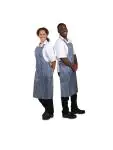 Waterdicht schort - Unisex - One Size - Blauw/Wit - 71.1 x 101.6 CM - Nylon - Whites Chefs Clothing - A580 A580 €9.99 Schorten en sloven