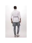 Halterschort - Verstelbaar - Unisex - One Size - Grijs - 61 x 86 CM - Polyester/Katoen - Chef Works - B192 B192 €27.75 Schorten en sloven