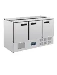 Saladette - 368 Liter - 3 deurs - H 88.5 x 137 x 70 CM - 230 V - Polar - G607 G607 €911.00 Saladette