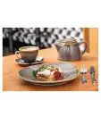 Cappuccinokop - 23 CL - 6 stuks - Grijs - Ø 9.3 x H 6.8 CM - Porselein - Olympia - HC390 HC390 €29.59 Kopjes & mokken