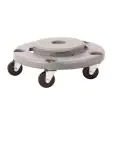 Wielbasis afvalcontainer - Grijs - Jantex - L645 L645 €58.99 Overige