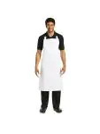 Halterschort - Unisex - XL - Wit - 91.5 x 106.6 CM - Polyester/Katoen - Whites Chefs Clothing - A522 A522 €9.59 Schorten en sloven