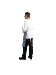 Halterschort - Unisex - Blauw/Wit - 71 x 78 CM - Polyester/Katoen - Whites Chefs Clothing - A554 A554 €11.69 Schorten en sloven