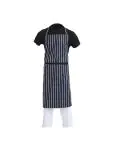 Halterschort - Unisex - XL - Donkerblauw/Wit - 90 x 104 CM - Polyester/Katoen - Whites Chefs Clothing - A662 A662 €14.89 Schorten en sloven