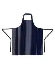 Halterschort - Unisex - XL - Donkerblauw/Wit - 90 x 104 CM - Polyester/Katoen - Whites Chefs Clothing - A662 A662 €14.89 Schorten en sloven